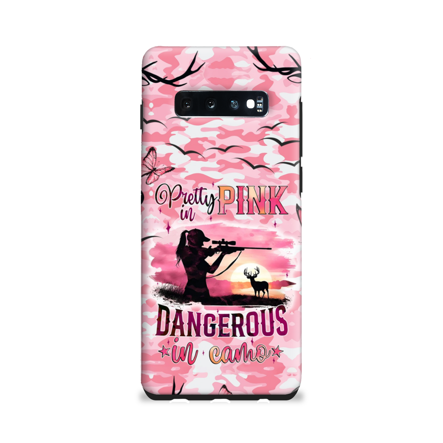 PRETTY IN PINK HUNTING PHONE CASE - TYQY0111241