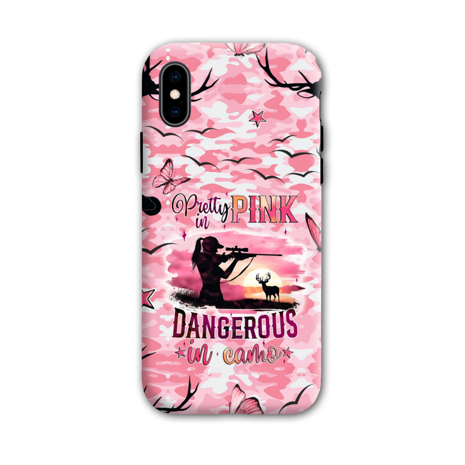 PRETTY IN PINK HUNTING PHONE CASE - TYQY0111241