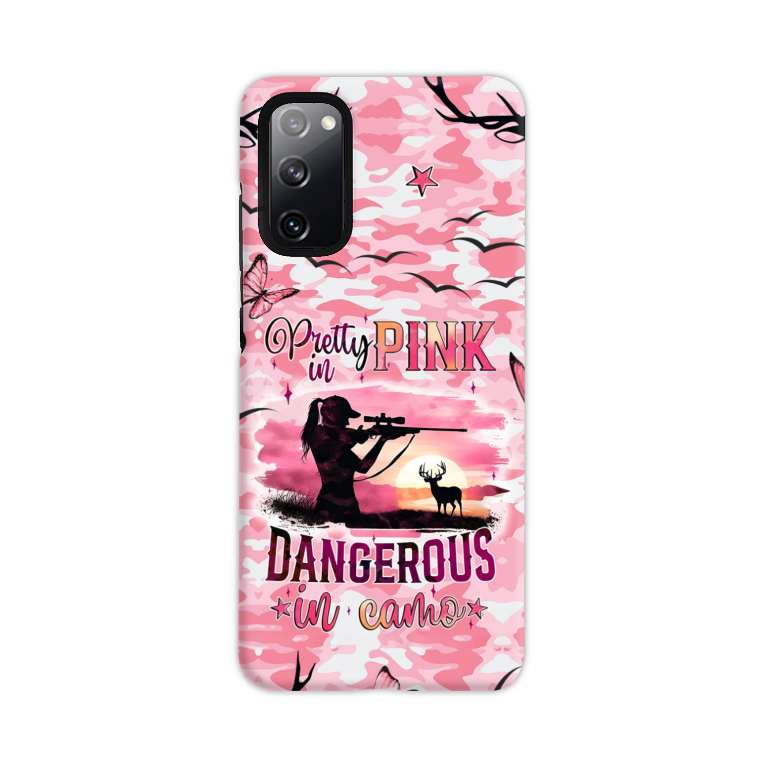 PRETTY IN PINK HUNTING PHONE CASE - TYQY0111241