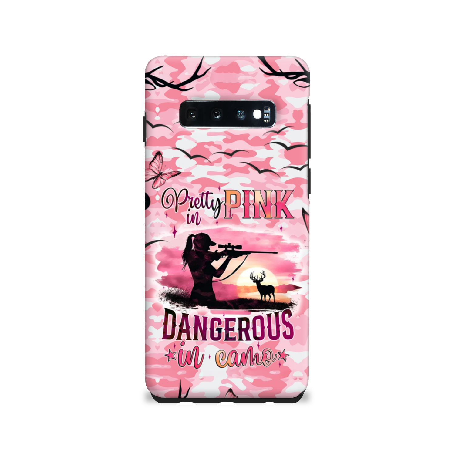 PRETTY IN PINK HUNTING PHONE CASE - TYQY0111241