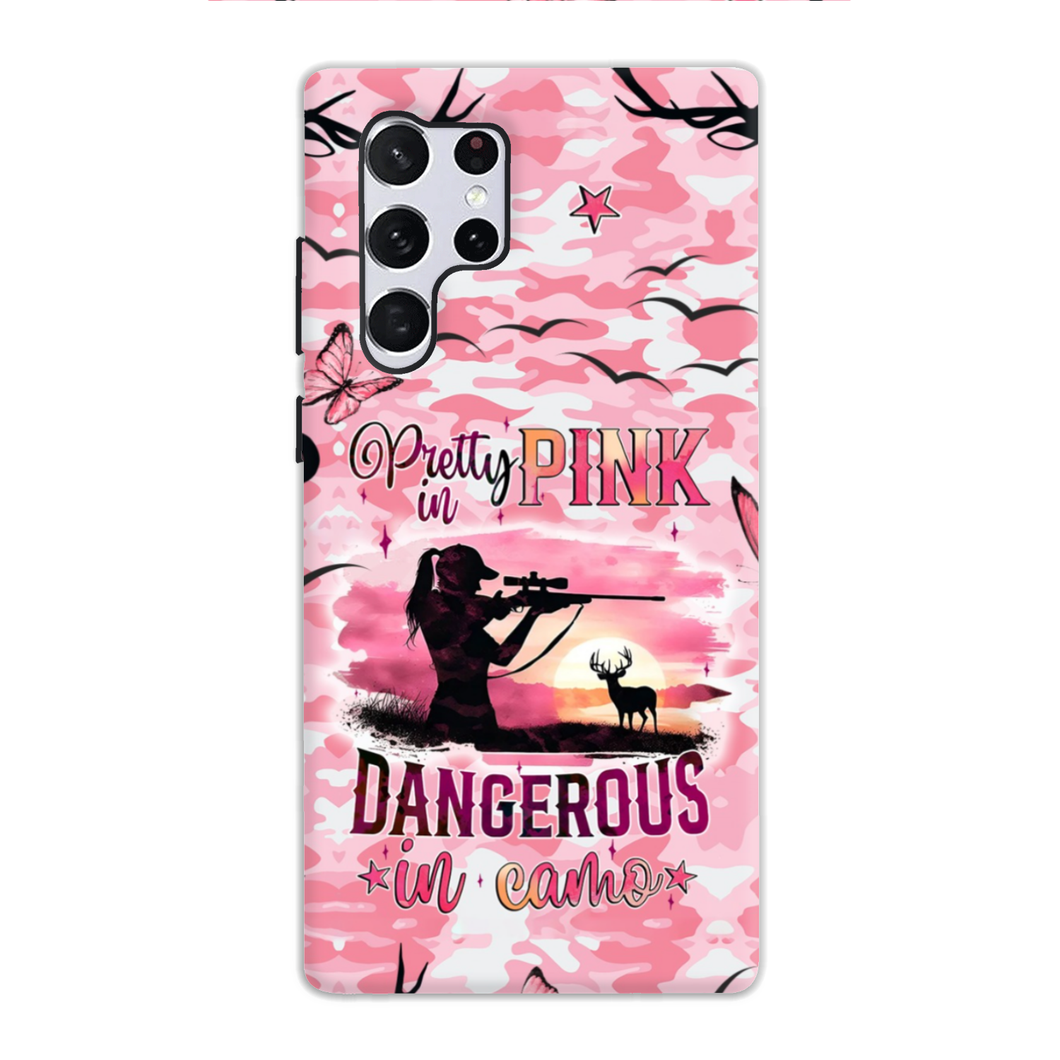 PRETTY IN PINK HUNTING PHONE CASE - TYQY0111241