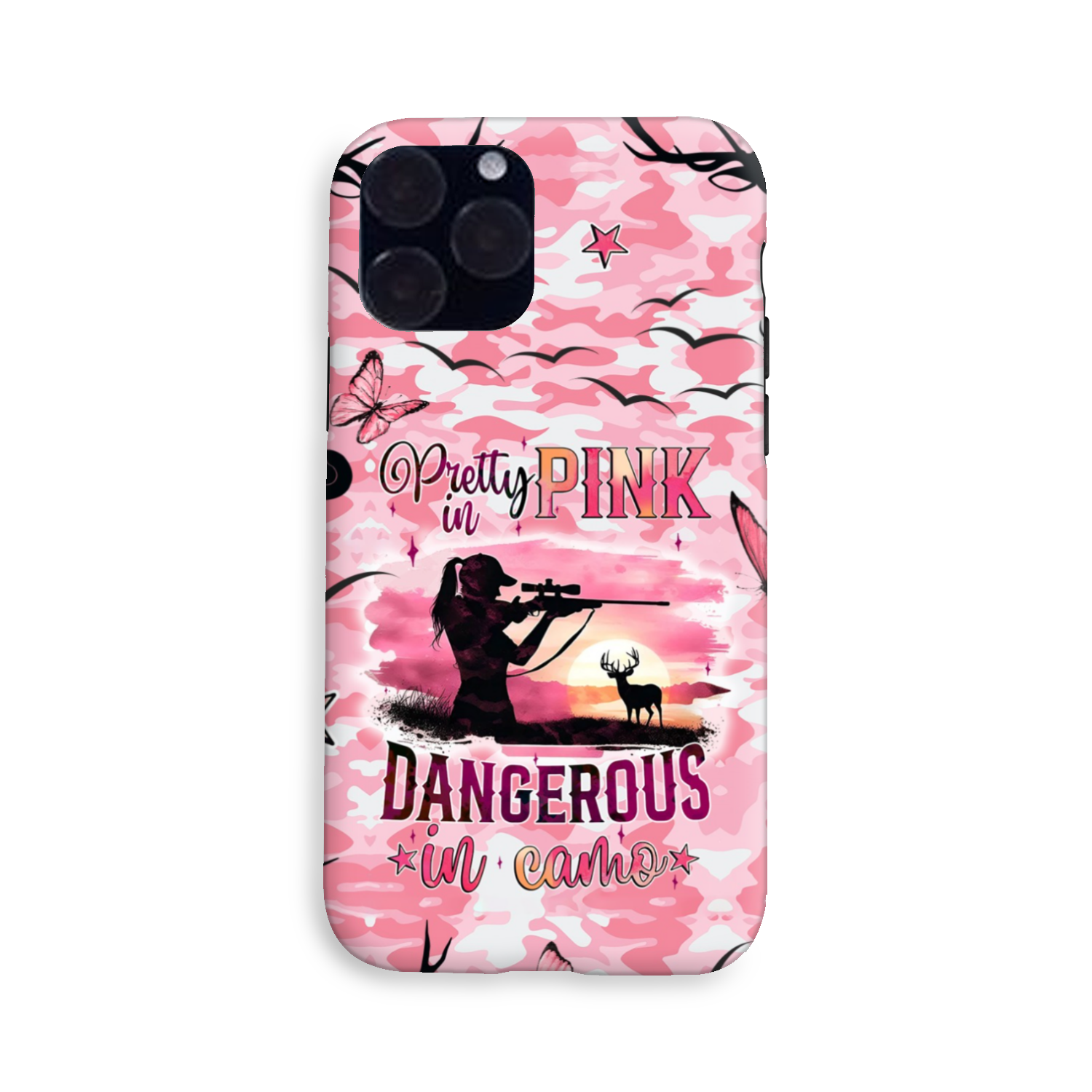 PRETTY IN PINK HUNTING PHONE CASE - TYQY0111241