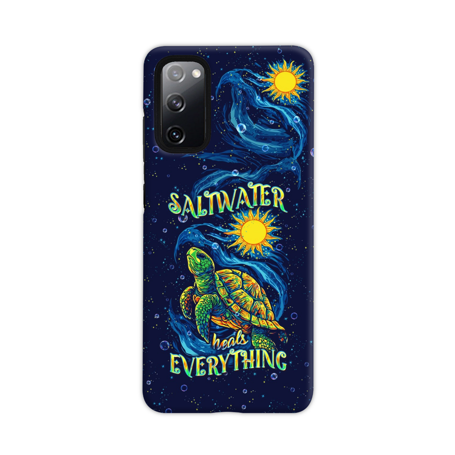 SALTWATER HEALS EVERYTHING TURTLE PHONE CASE  - TLPQ2811244