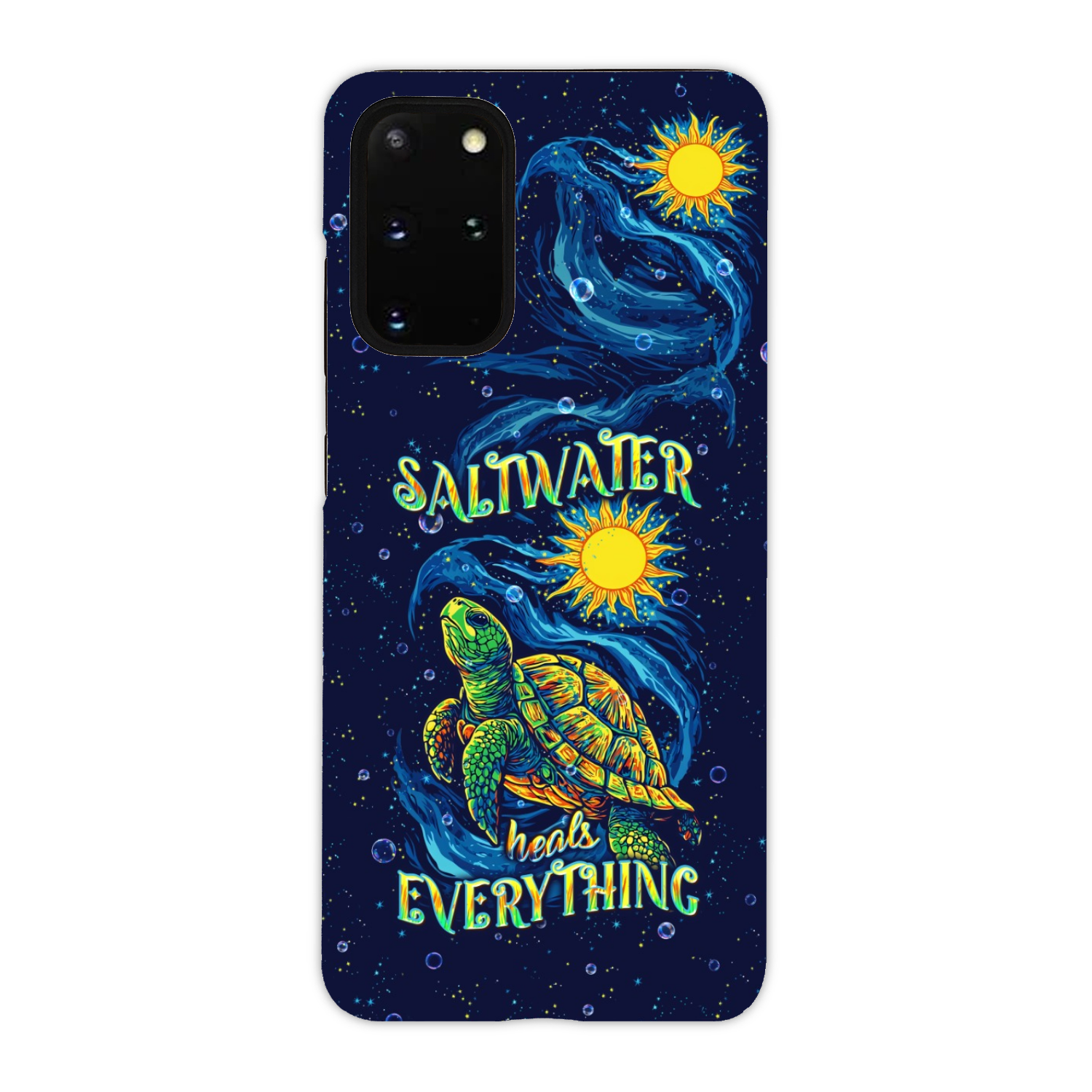 SALTWATER HEALS EVERYTHING TURTLE PHONE CASE  - TLPQ2811244