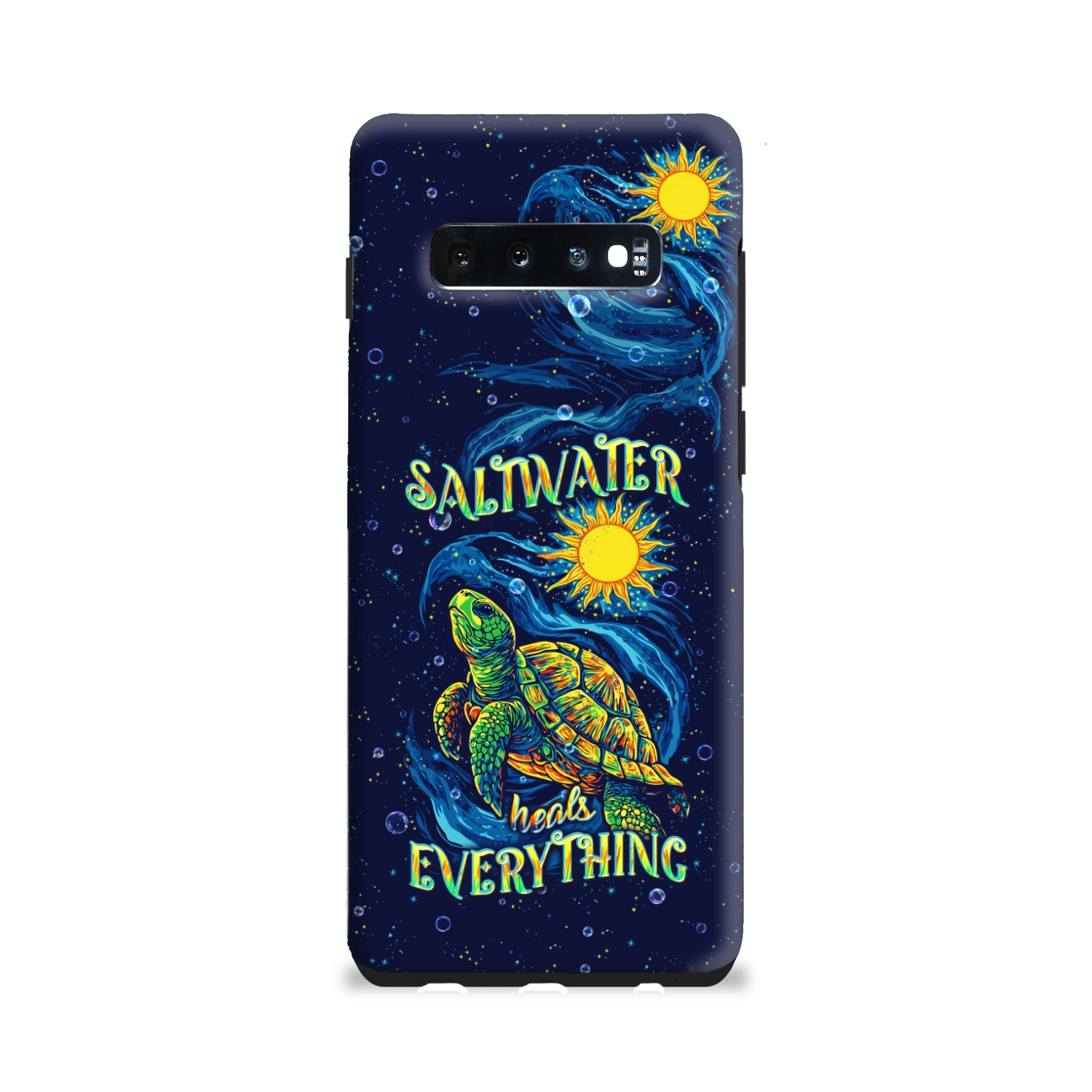 SALTWATER HEALS EVERYTHING TURTLE PHONE CASE  - TLPQ2811244