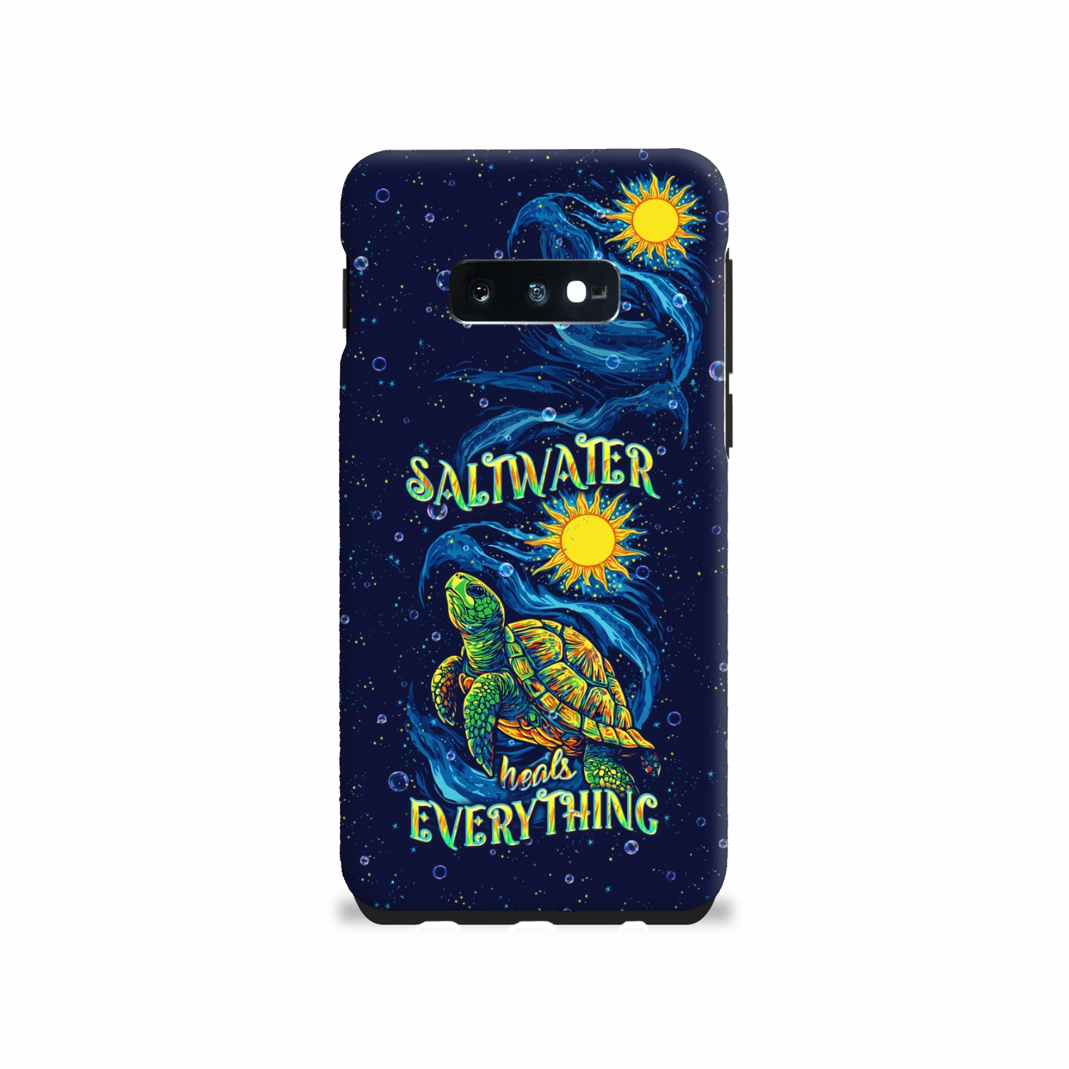 SALTWATER HEALS EVERYTHING TURTLE PHONE CASE  - TLPQ2811244