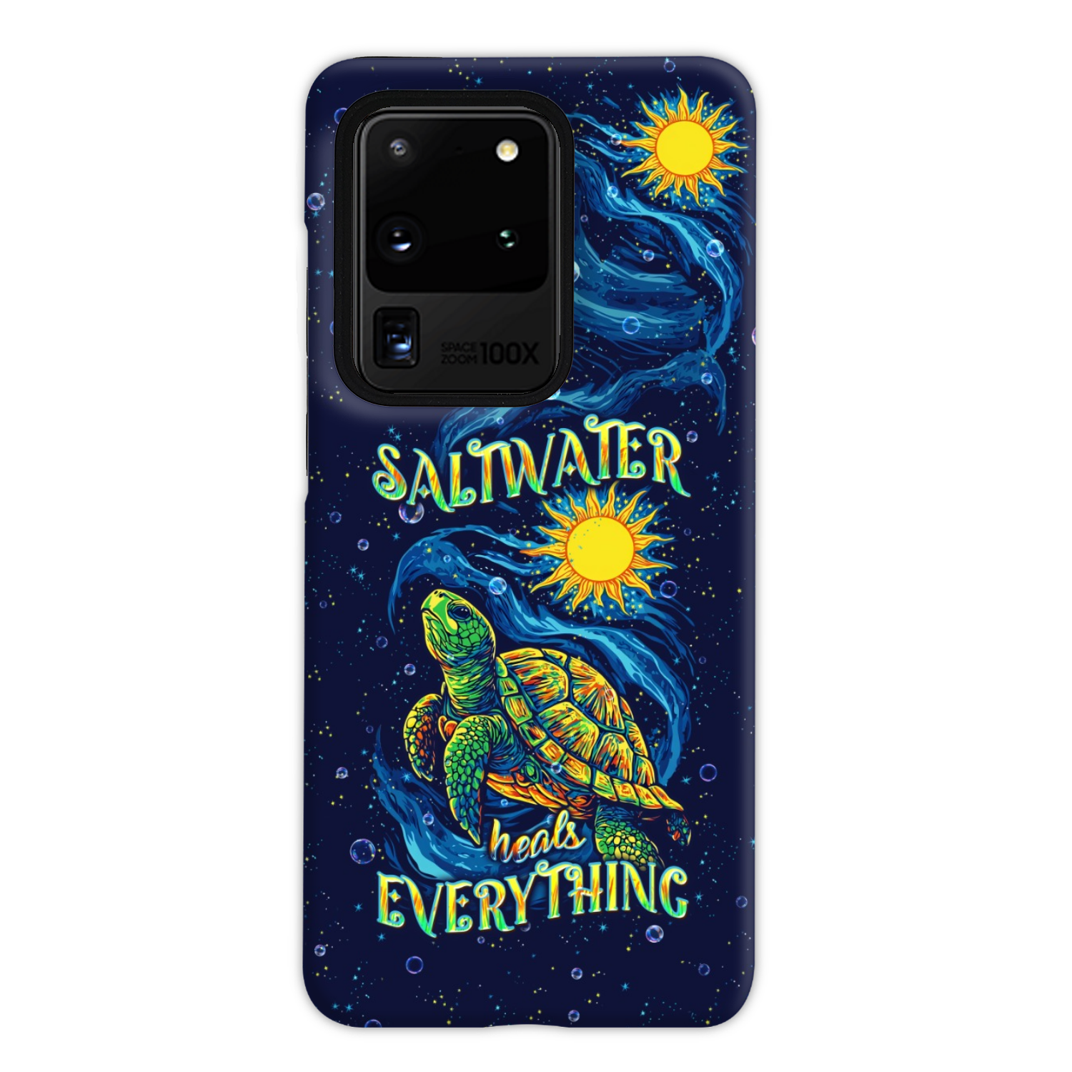 SALTWATER HEALS EVERYTHING TURTLE PHONE CASE  - TLPQ2811244