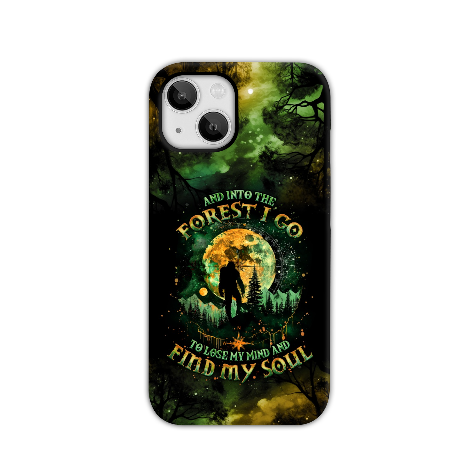 AND INTO THE FOREST I GO BIGFOOT PHONE CASE - TLNO0801251