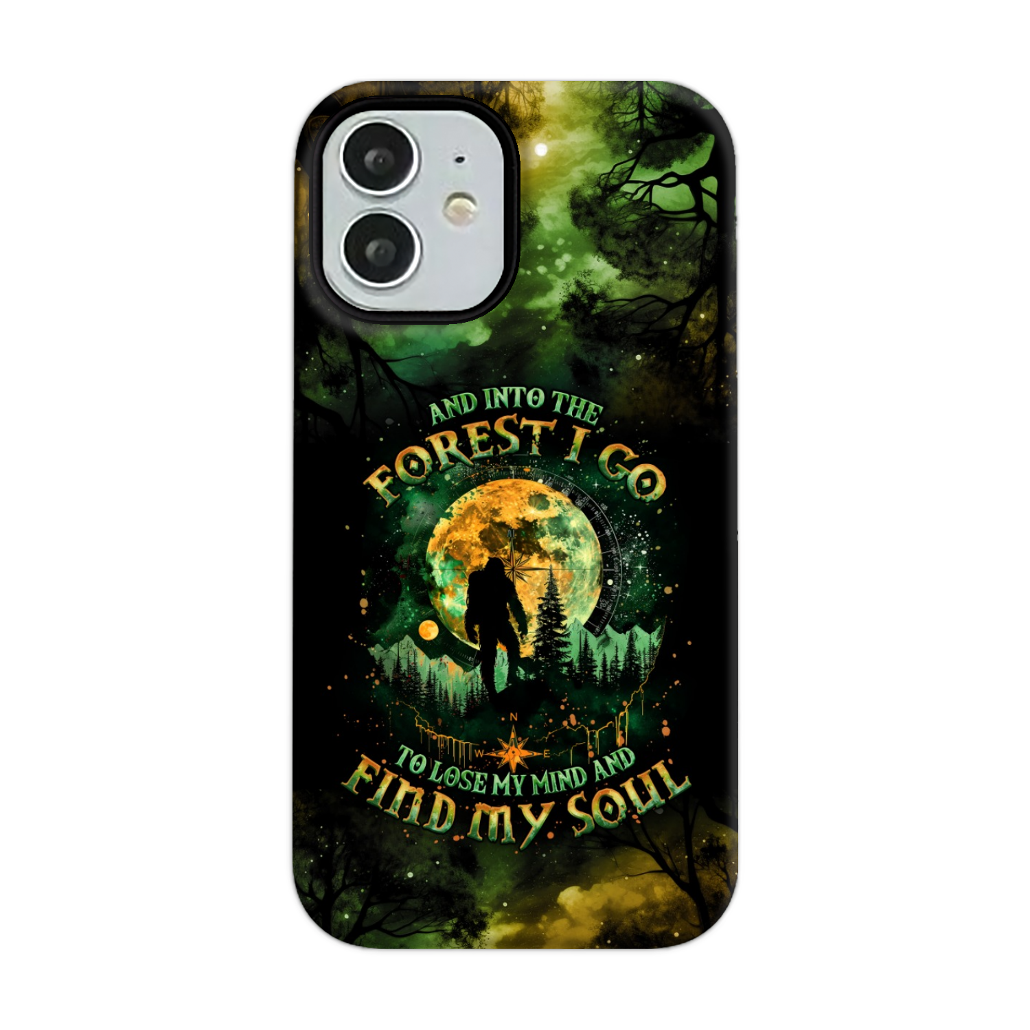 AND INTO THE FOREST I GO BIGFOOT PHONE CASE - TLNO0801251