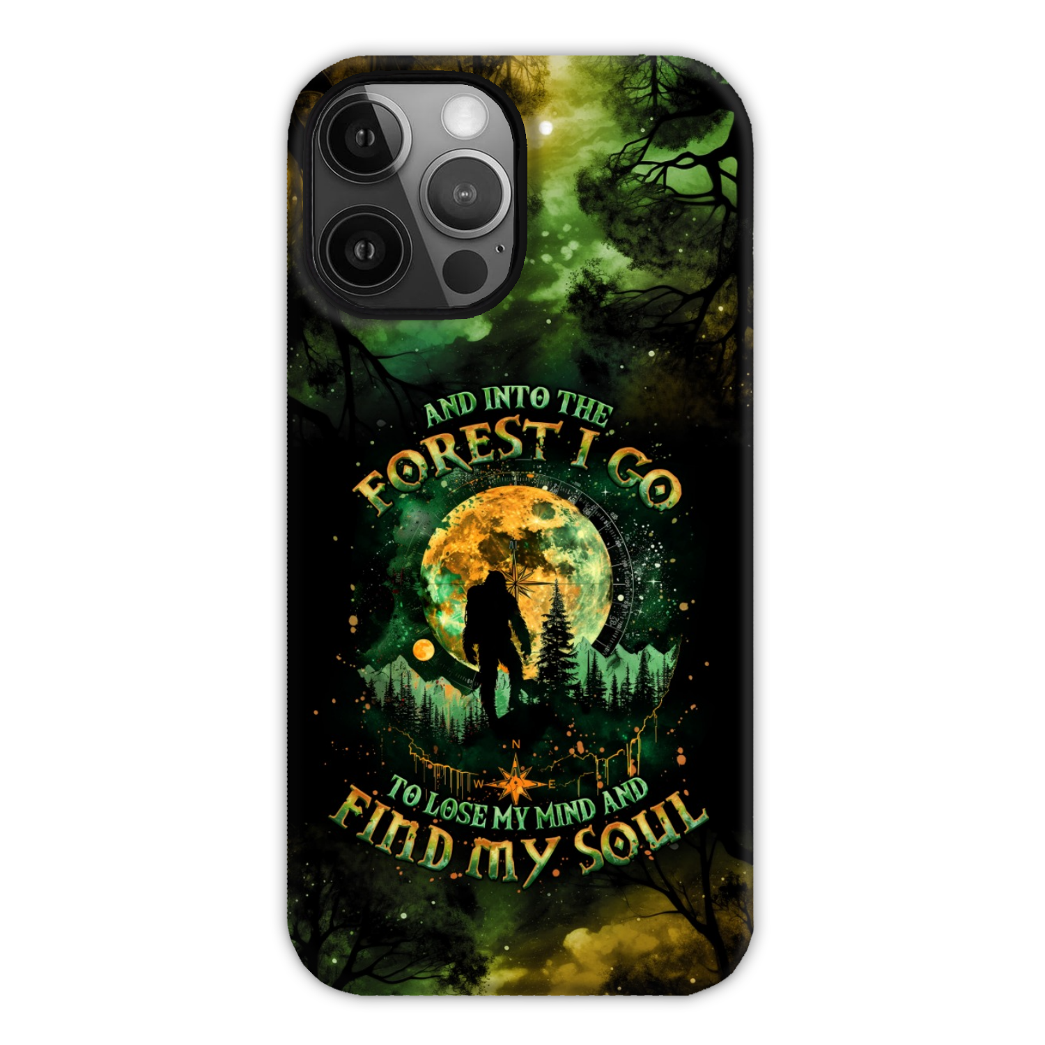 AND INTO THE FOREST I GO BIGFOOT PHONE CASE - TLNO0801251