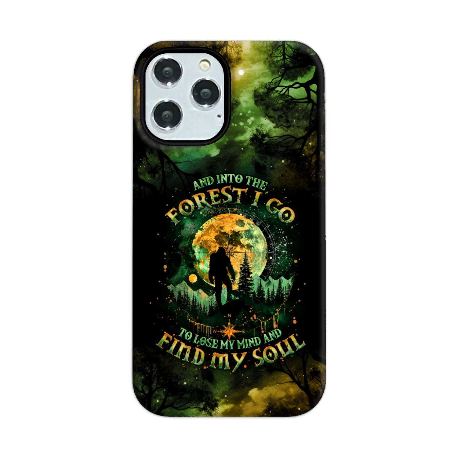 AND INTO THE FOREST I GO BIGFOOT PHONE CASE - TLNO0801251