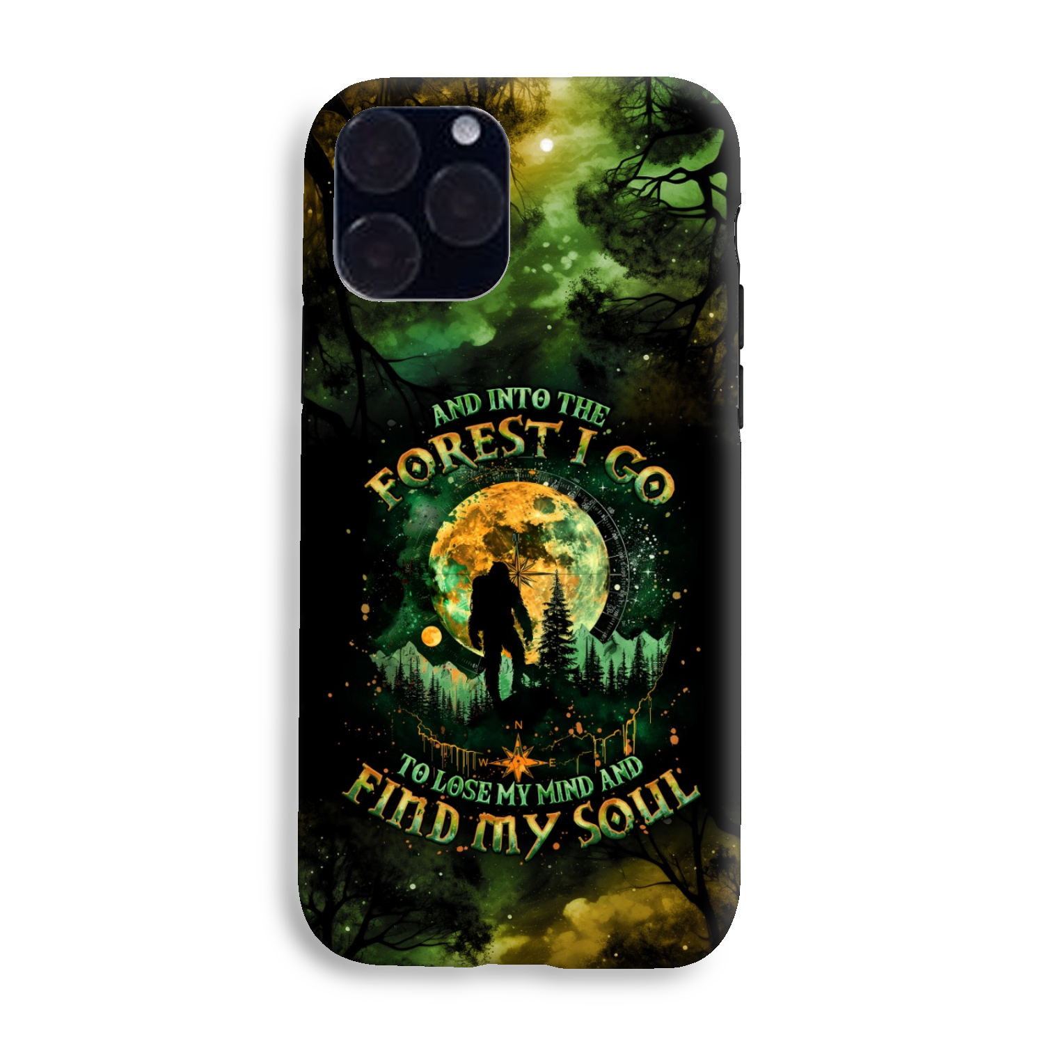 AND INTO THE FOREST I GO BIGFOOT PHONE CASE - TLNO0801251