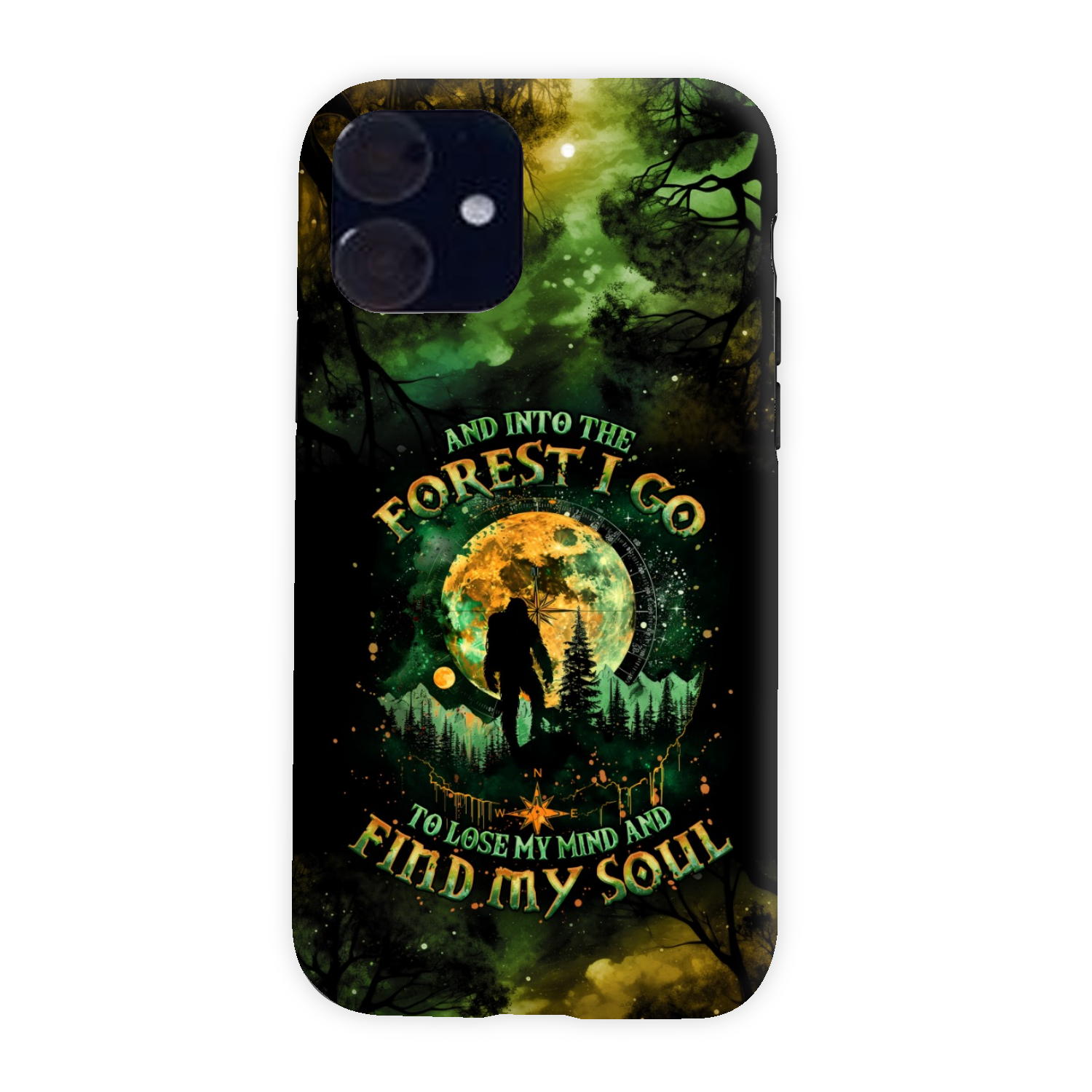 AND INTO THE FOREST I GO BIGFOOT PHONE CASE - TLNO0801251