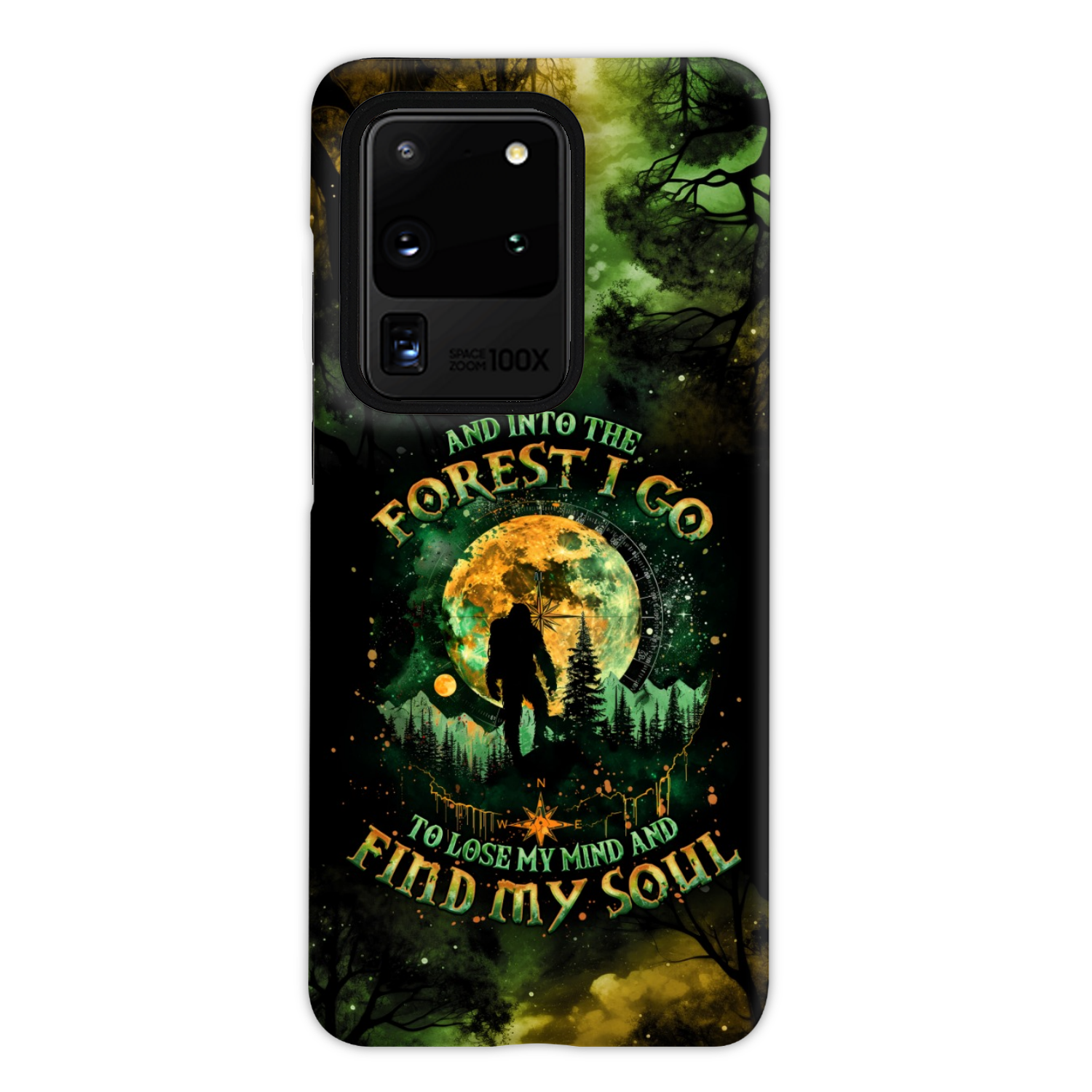 AND INTO THE FOREST I GO BIGFOOT PHONE CASE - TLNO0801251