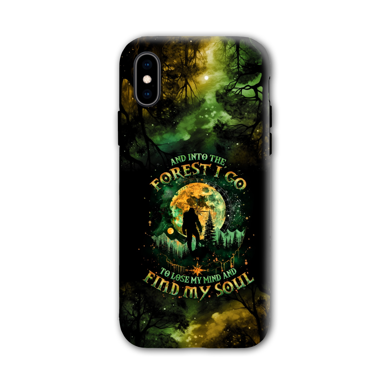 AND INTO THE FOREST I GO BIGFOOT PHONE CASE - TLNO0801251