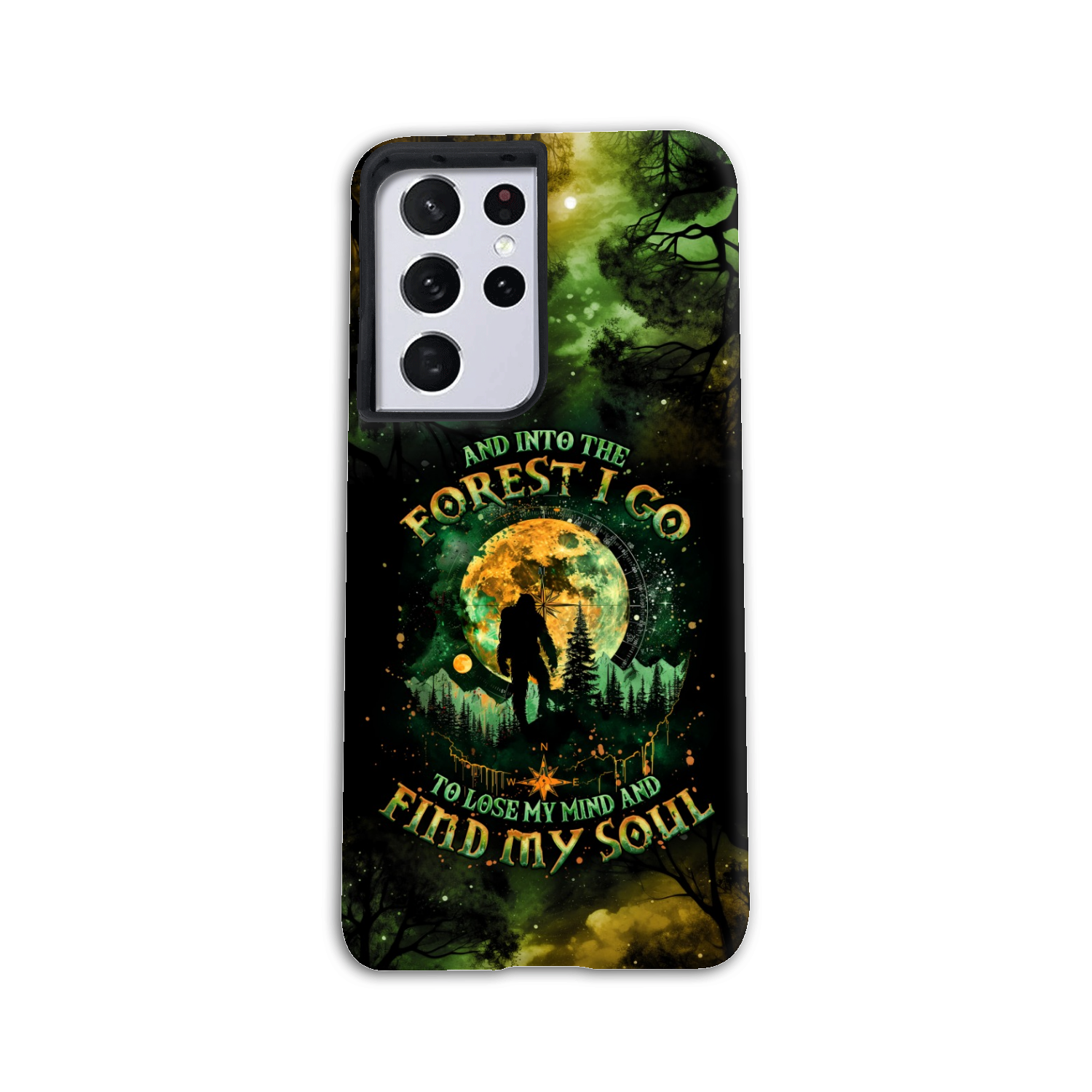 AND INTO THE FOREST I GO BIGFOOT PHONE CASE - TLNO0801251