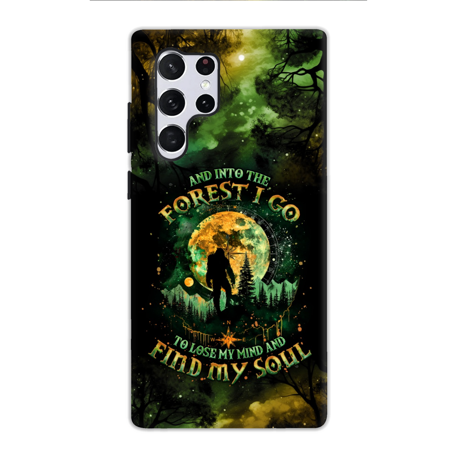 AND INTO THE FOREST I GO BIGFOOT PHONE CASE - TLNO0801251