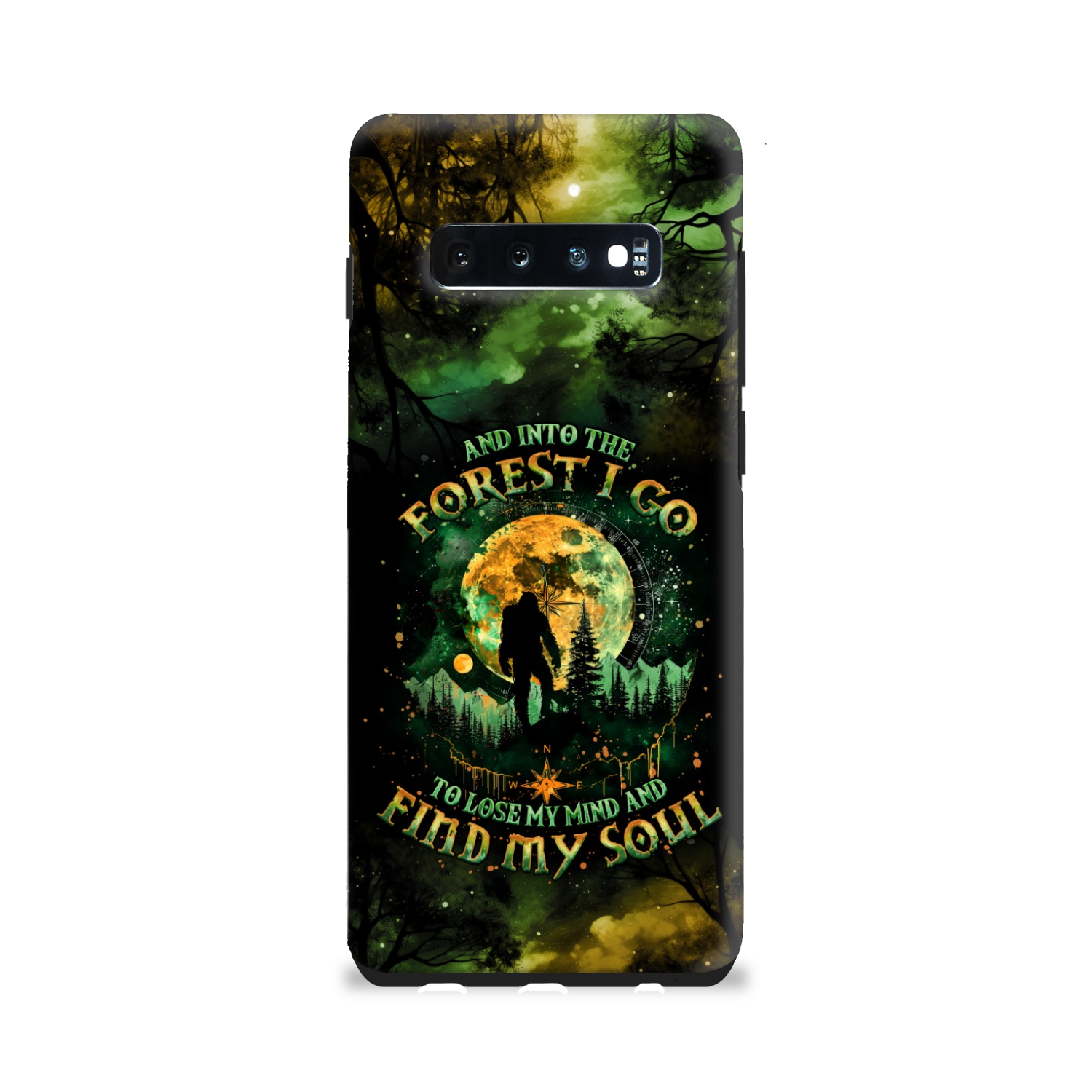 AND INTO THE FOREST I GO BIGFOOT PHONE CASE - TLNO0801251