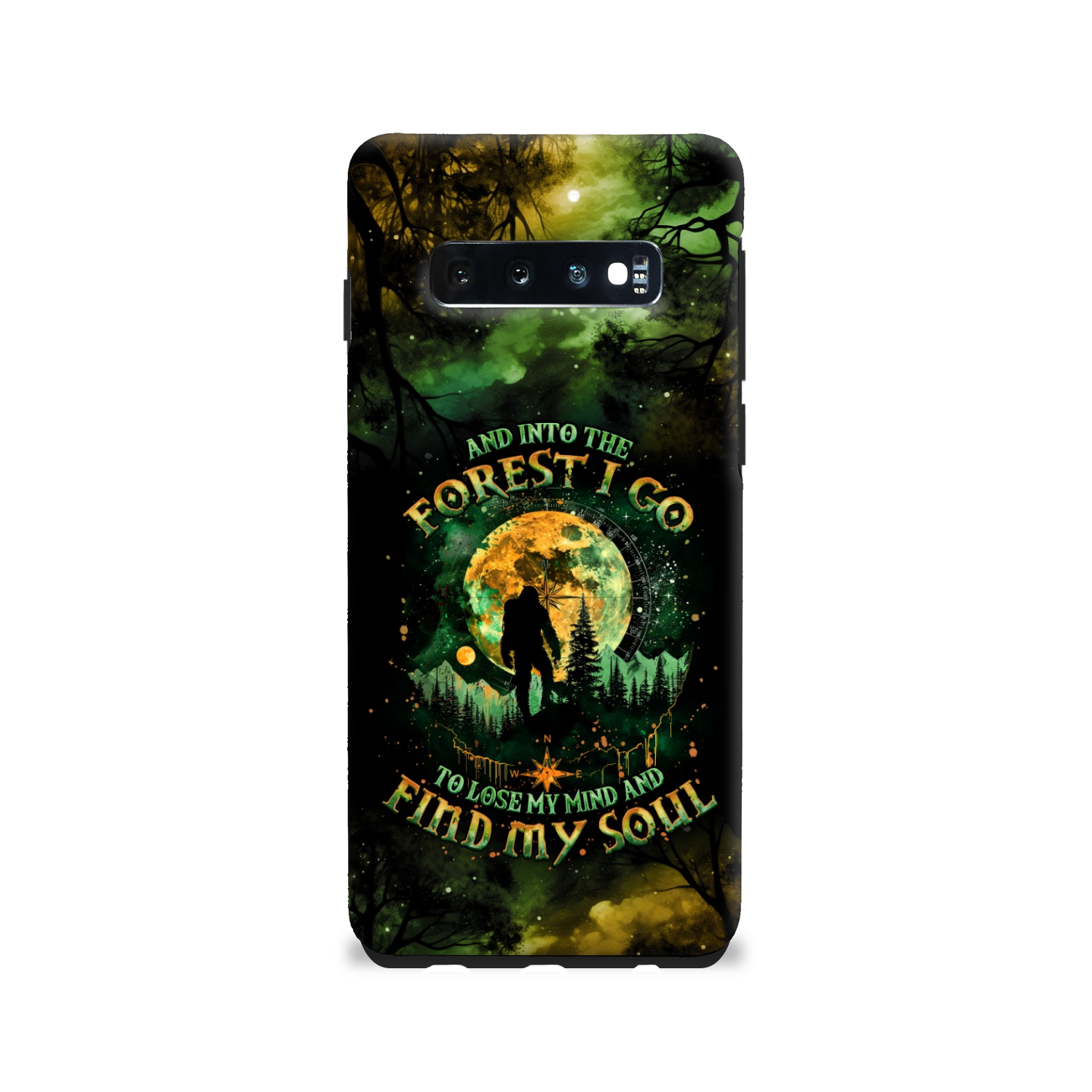 AND INTO THE FOREST I GO BIGFOOT PHONE CASE - TLNO0801251