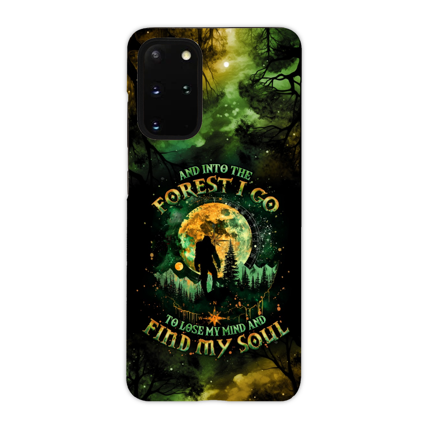 AND INTO THE FOREST I GO BIGFOOT PHONE CASE - TLNO0801251