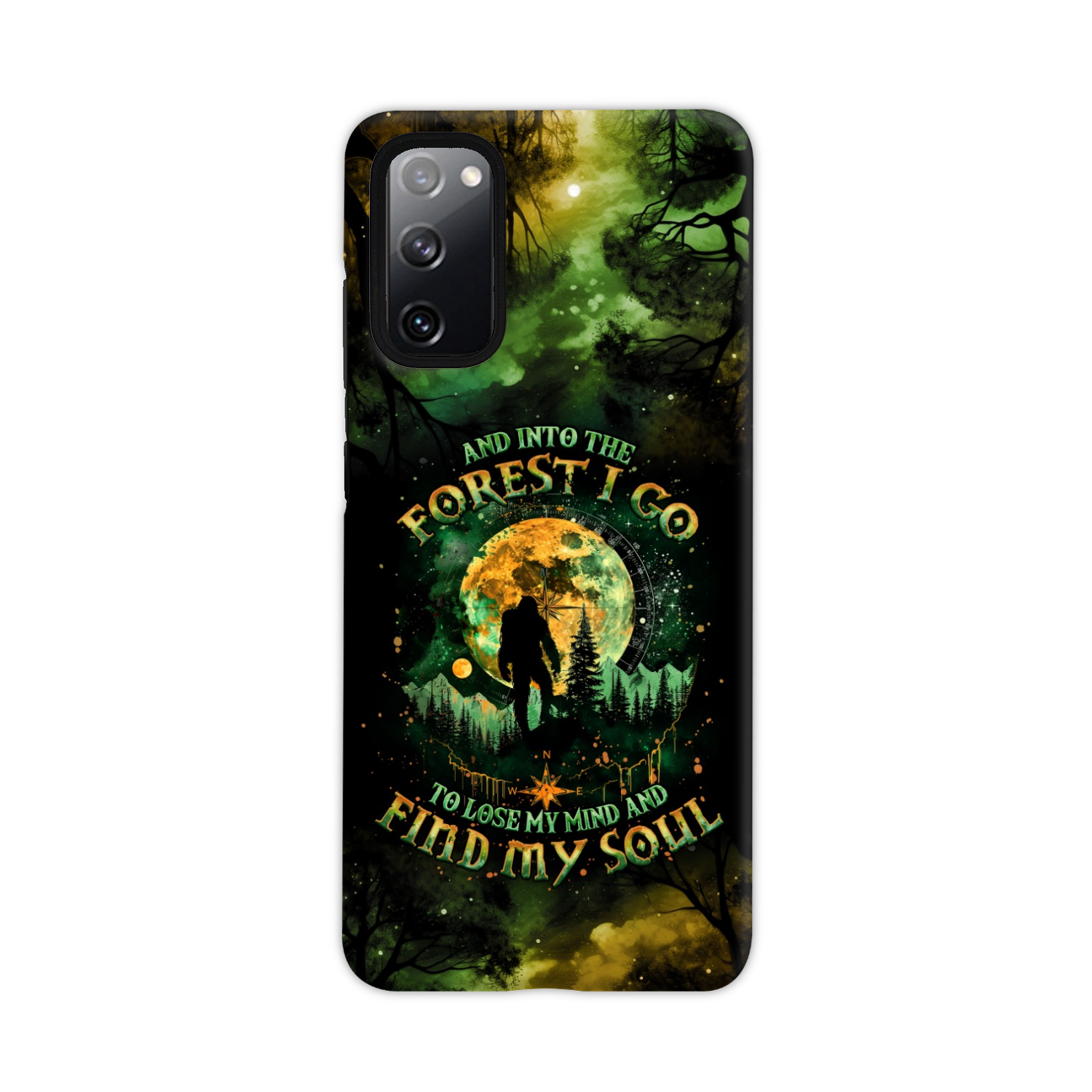 AND INTO THE FOREST I GO BIGFOOT PHONE CASE - TLNO0801251