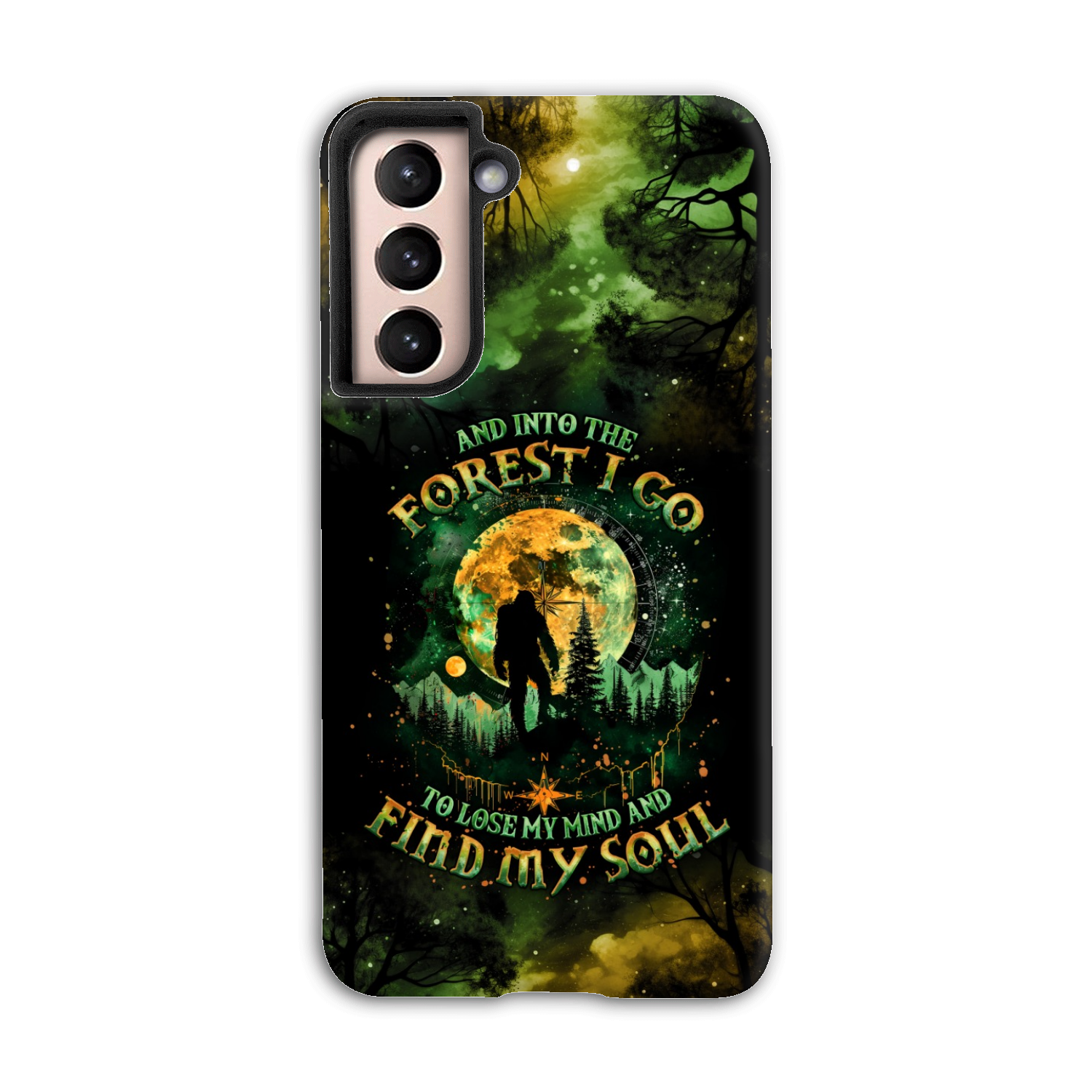 AND INTO THE FOREST I GO BIGFOOT PHONE CASE - TLNO0801251