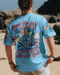 SMELL THE SEA FEEL THE BREEZE COMPASS ALL OVER PRINT - TYTM1609232