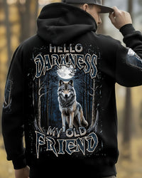 HELLO DARKNESS MY OLD FRIEND WOLF ALL OVER PRINT - YHLN0201261