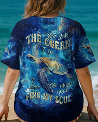 AND INTO THE OCEAN I GO TURTLE ALL OVER PRINT - TLTW0502253