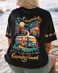 I AM A CAMPAHOLIC ON THE ROAD TO RECOVERY ALL OVER PRINT - TYTD0405233