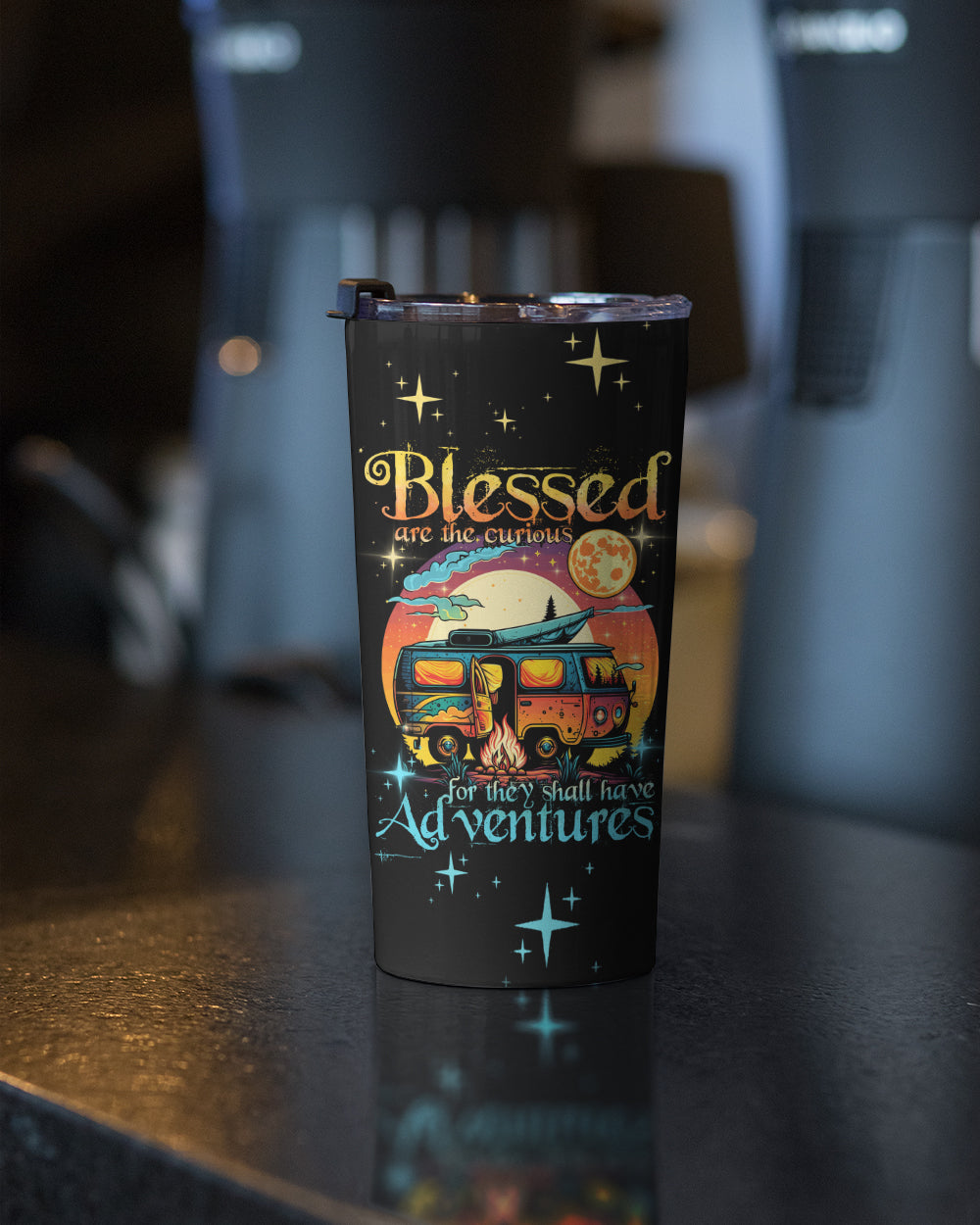 BLESSED ARE THE CURIOUS FOR THEY SHALL HAVE ADVENTURES TUMBLER - TYTD2504233