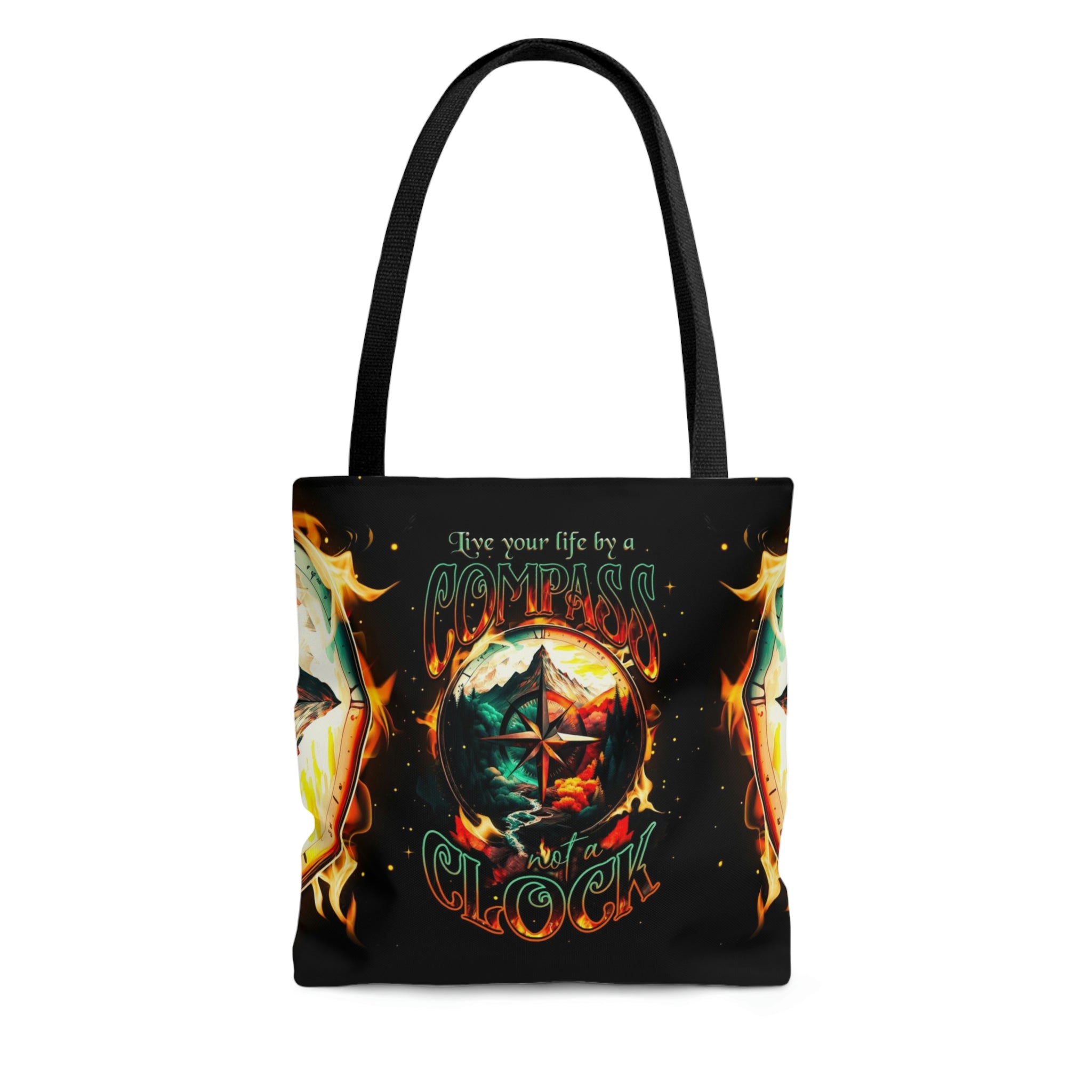 LIVE YOUR LIFE BY A COMPASS TOTE BAG - TY2804235